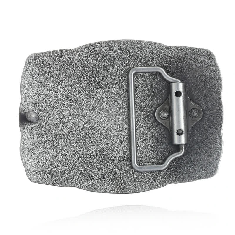 Herren DIY American Flag Antik-Schnalle Ledergürtel