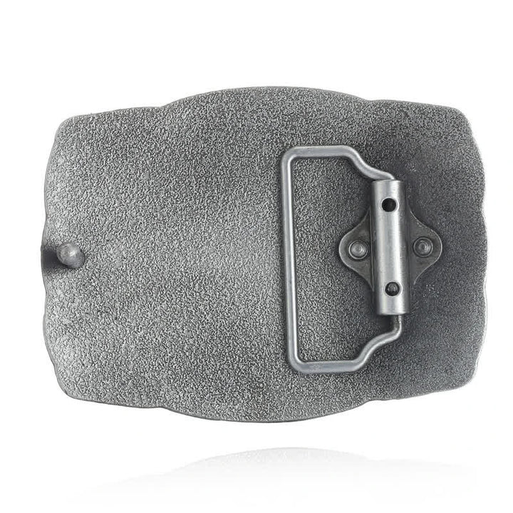 Herren DIY American Flag Antik-Schnalle Ledergürtel