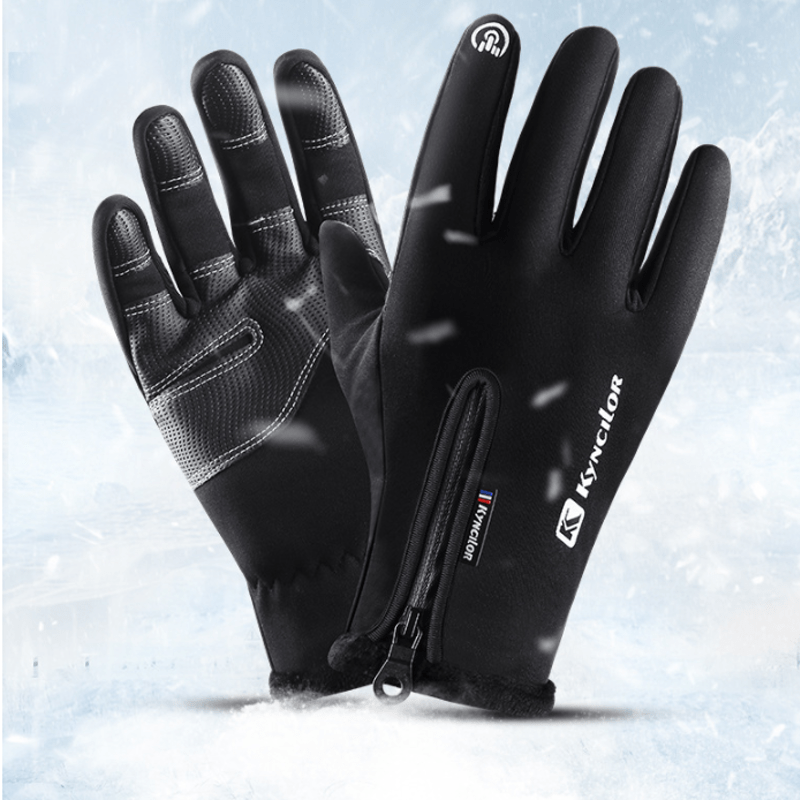 Outdoor-Radsport-wasserdichte-Reißverschluss-Taktische-Handschuhe