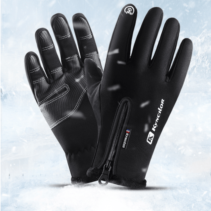 Outdoor-Radsport-wasserdichte-Reißverschluss-Taktische-Handschuhe