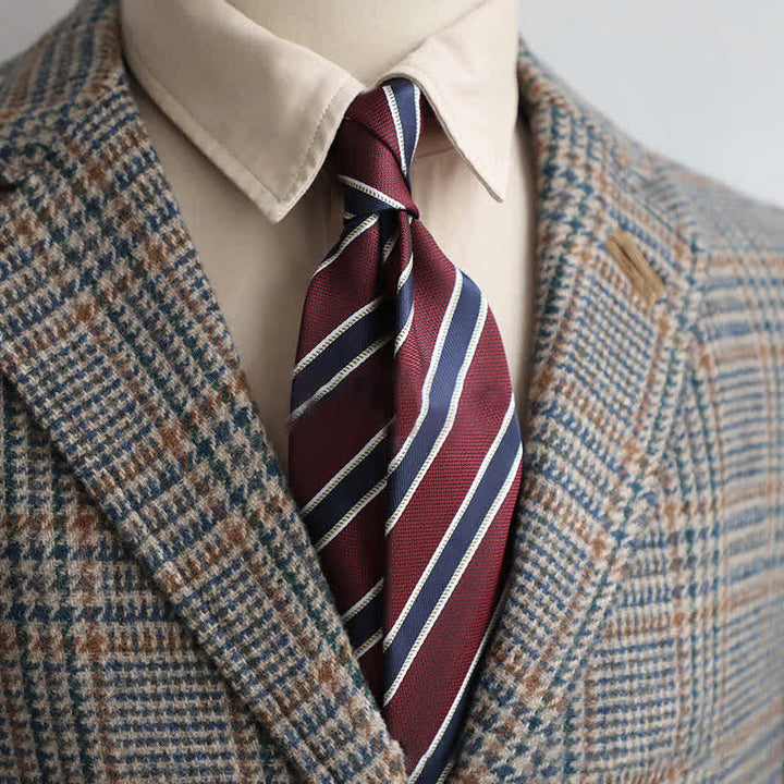 Klassische tägliche Bürokrawatte für Männer mit Streifen