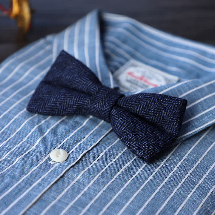 Herren Simple Tweed Wollmischung Fliege