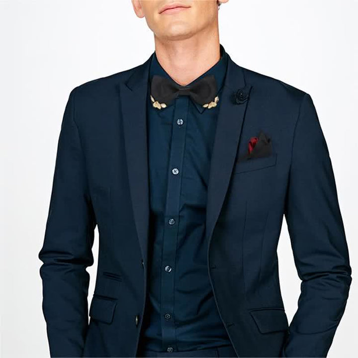 Garten Blätter Hochzeitsfliege für Männer