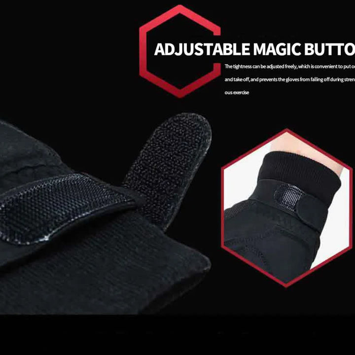 Outdoor-Bergsteigen Vollfinger Schwarze Taktische Handschuhe