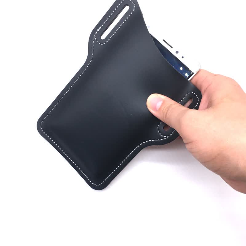 Handyholster Leder-Schlaufentasche Gürteltasche