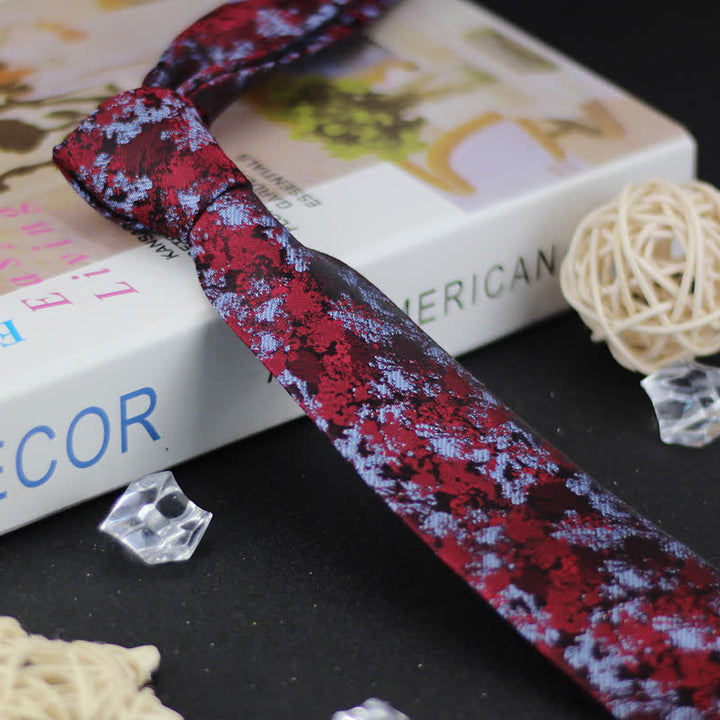 Herrenkrawatte mit frischem Splash-Graffiti