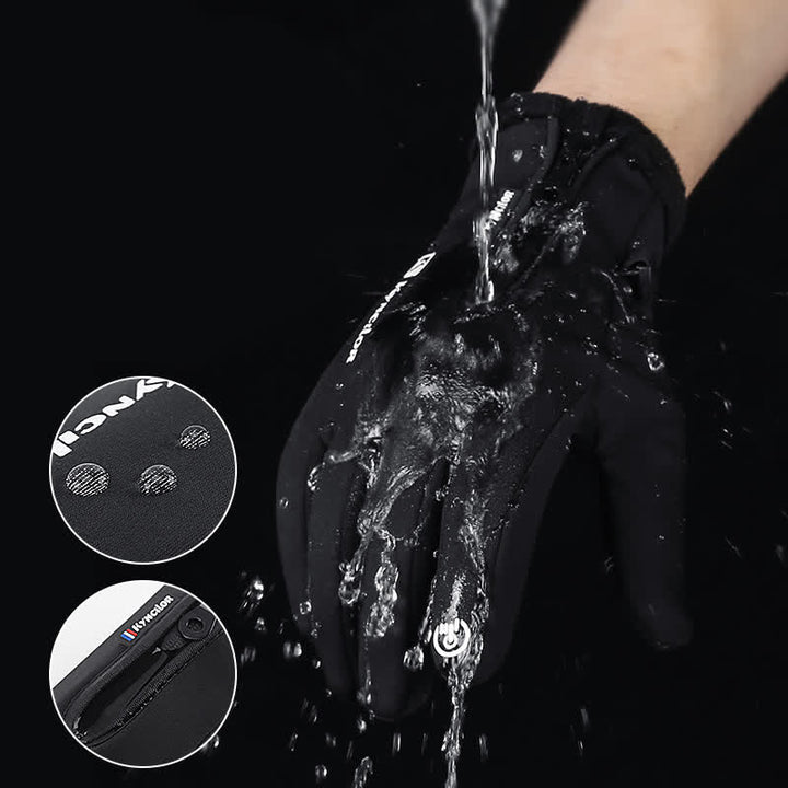 Outdoor-Radsport-wasserdichte-Reißverschluss-Taktische-Handschuhe