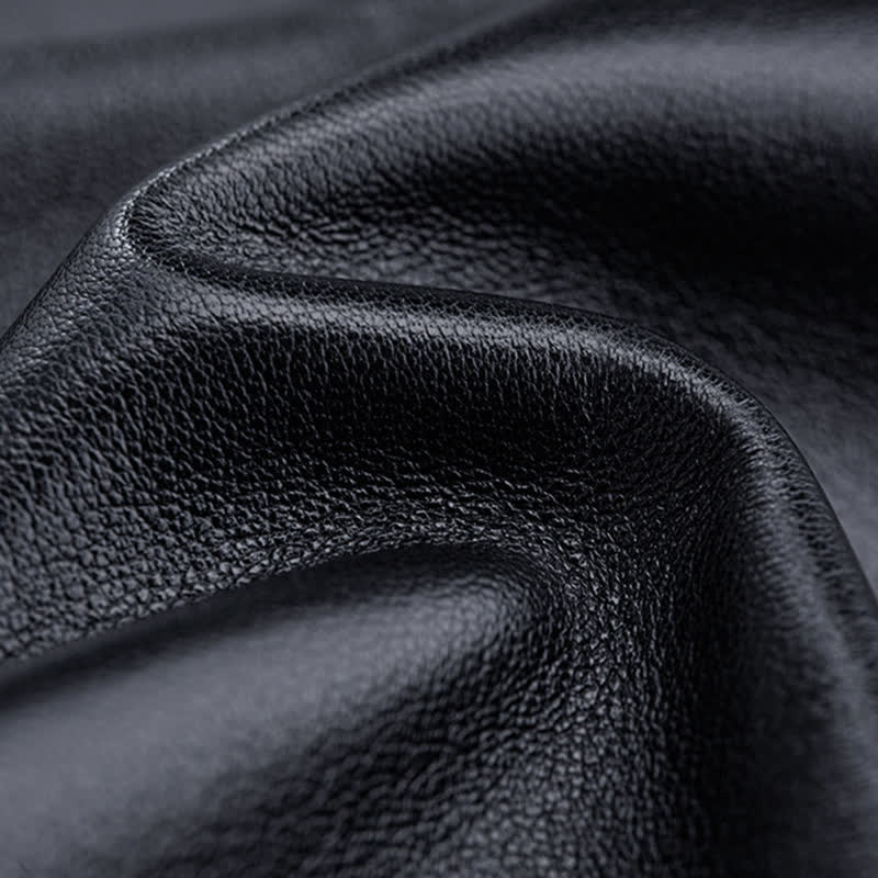 Wasserdichte PU-Lederhandschuhe für Herren mit Touchscreen-Funktion