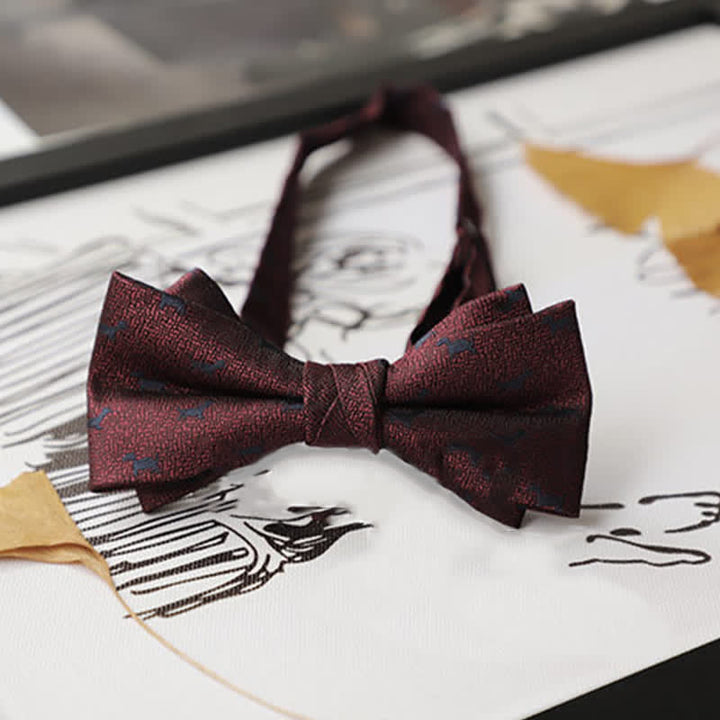 Herren-Fliege der Burgundy-Serie