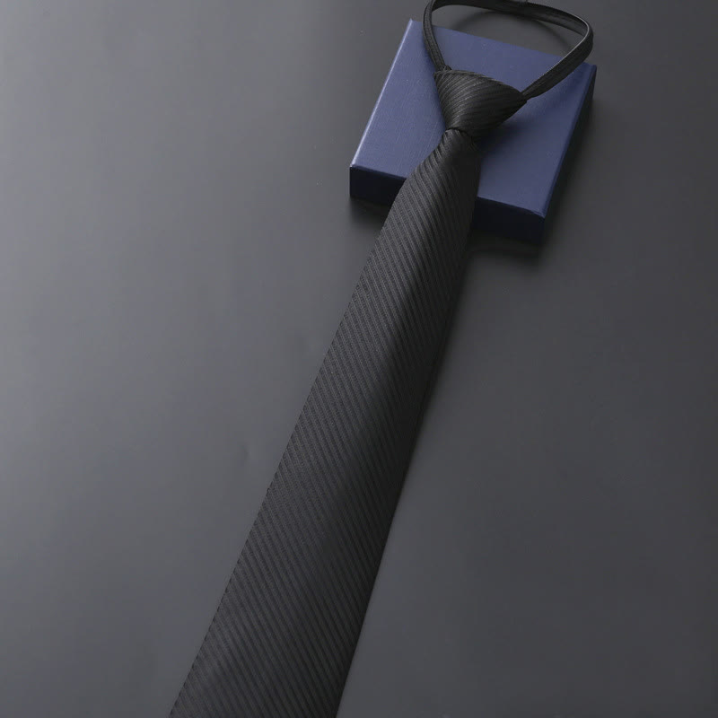 Offizielle Reißverschlusskrawatte für Männer Hochzeitskrawatte