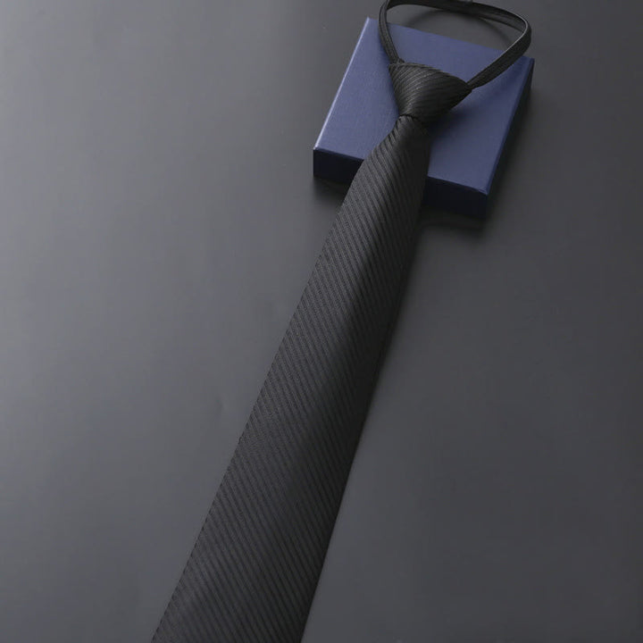 Offizielle Reißverschlusskrawatte für Männer Hochzeitskrawatte