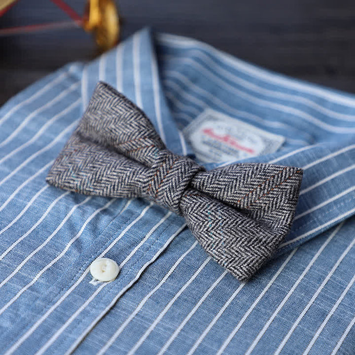 Herren Simple Tweed Wollmischung Fliege