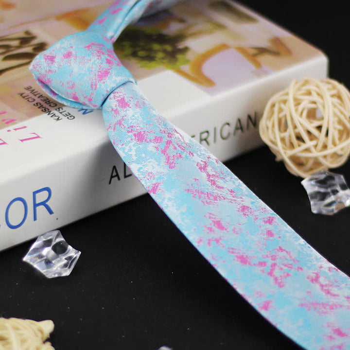 Herrenkrawatte mit frischem Splash-Graffiti