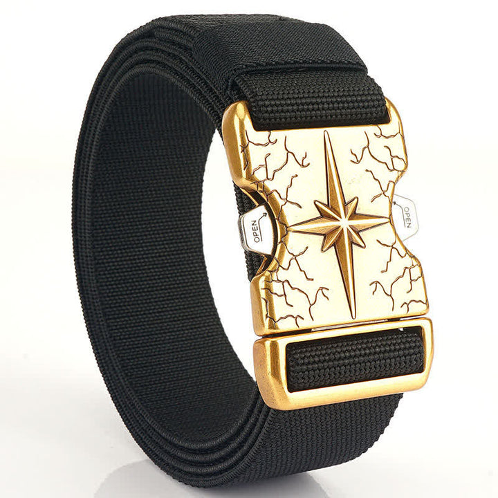 Herren Taktischer Schnellverschluss Elastischer Canvas Gürtel