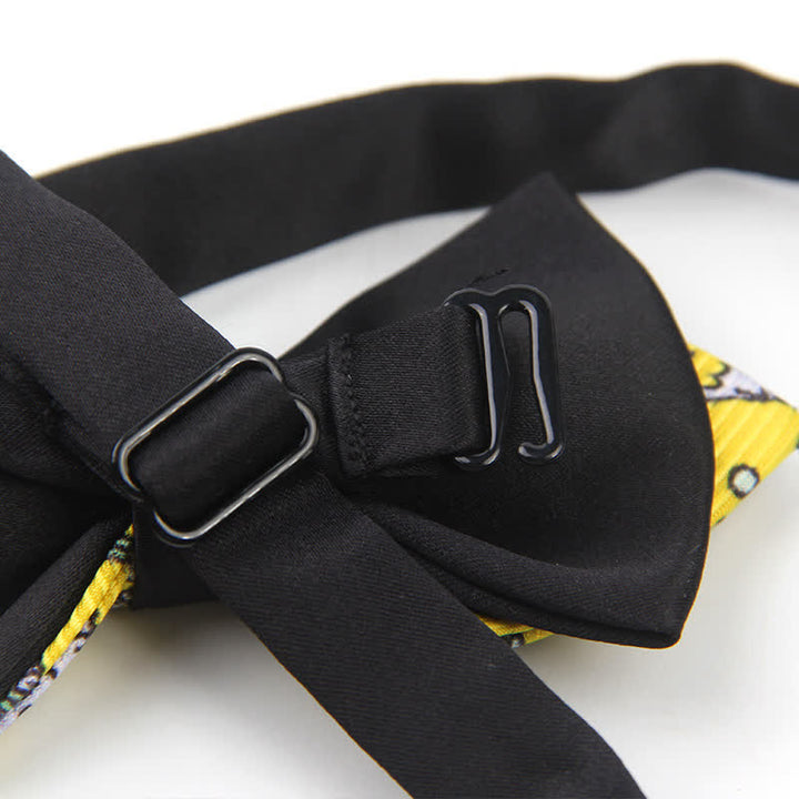 Herren Karikatur Seepferdchen Spitze Fliege