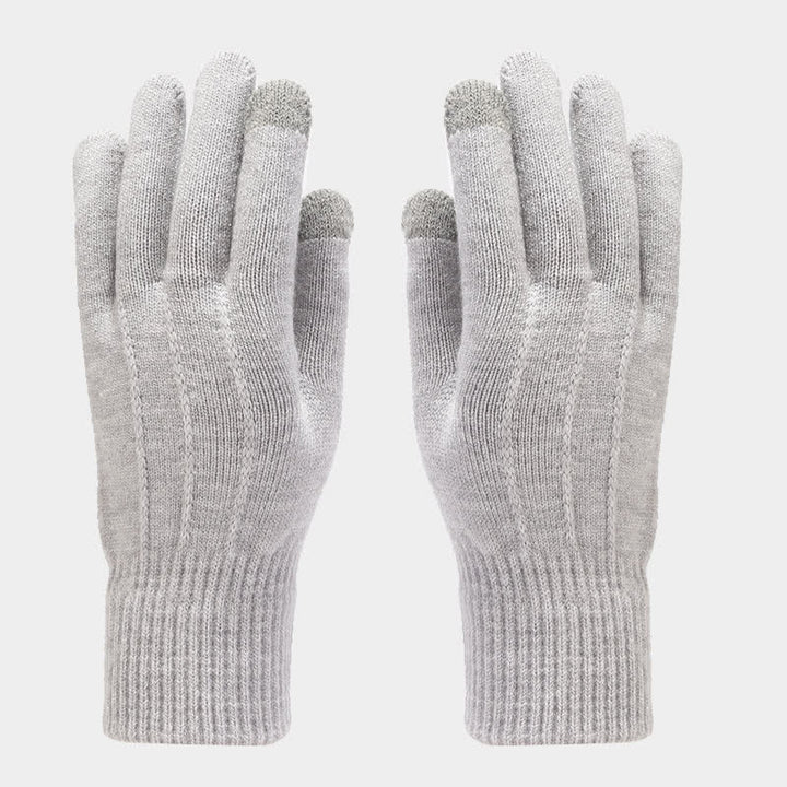 3er-Set Unisex Klassischer Vielseitiger Hut Schal Handschuh Set