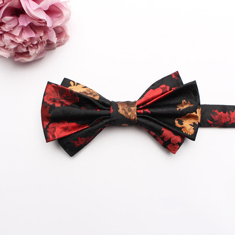 Herren Anzugfliege mit Fangled Jacquard Textur