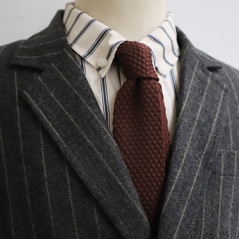 Slips für Herren - Einfarbig Gestrickt Schmal und Eng