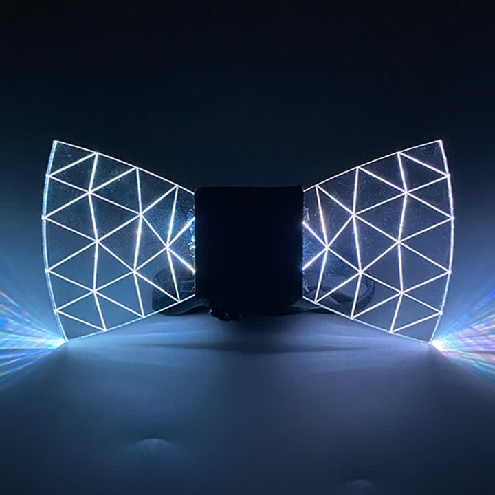 7 Farben Neon LED Diamantmuster Acryl Fliege