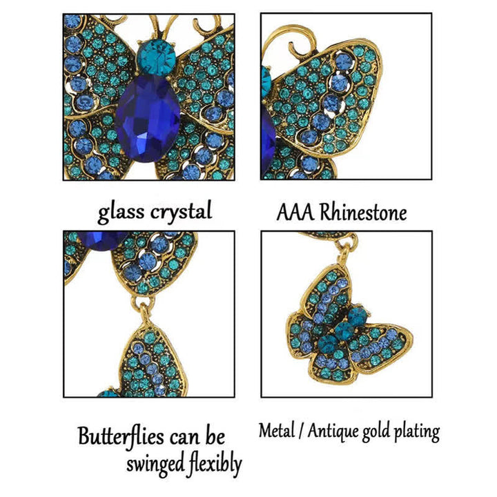 Verspielte Schmetterlingsbrosche für Frauen