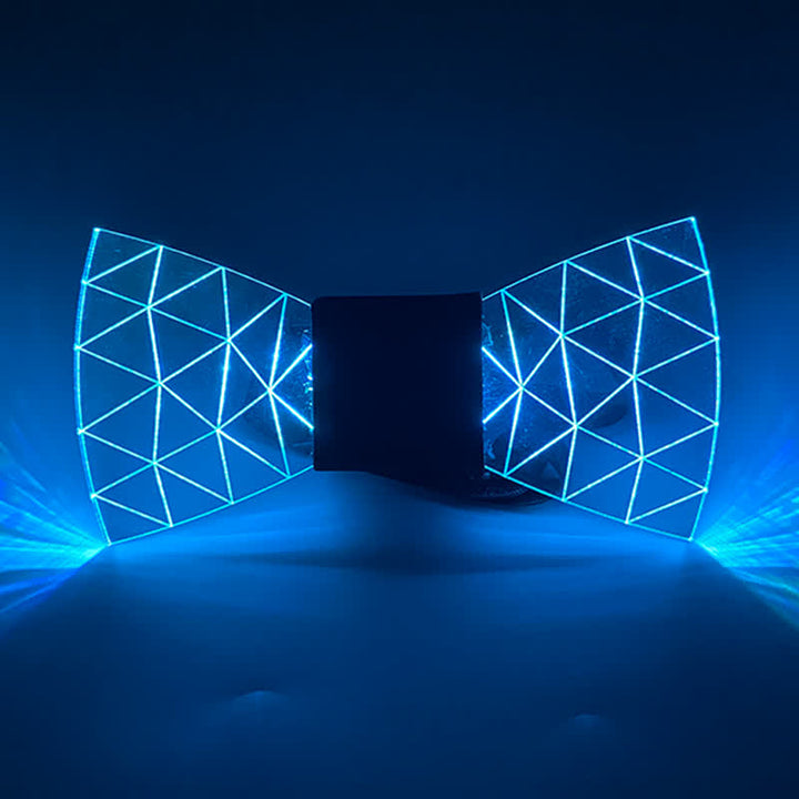 7 Farben Neon LED Diamantmuster Acryl Fliege