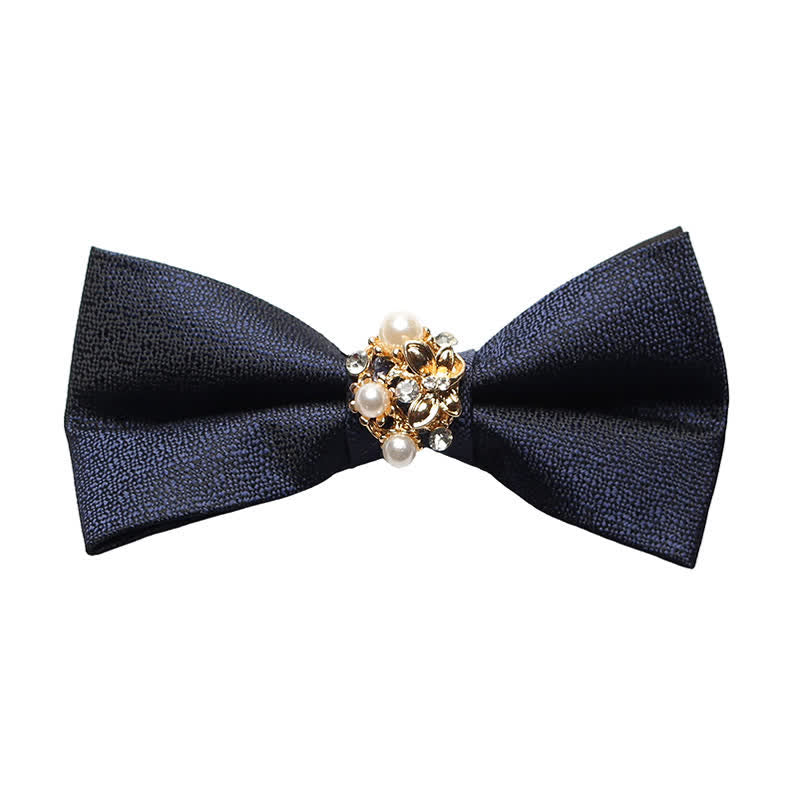 Herren Perlenformelle Smokingfliege