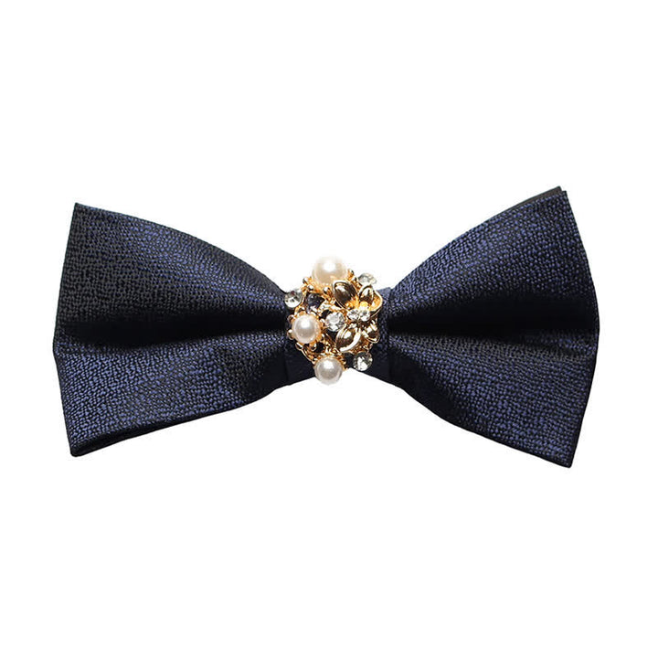 Herren Perlenformelle Smokingfliege