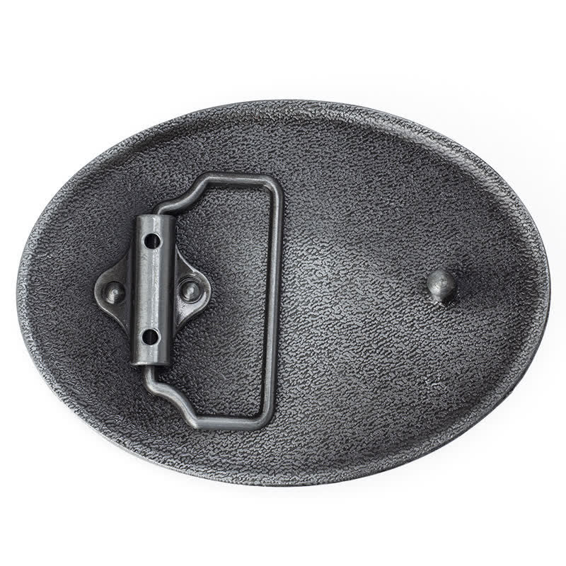 Herren-DIY-Typischer Westlicher Totenkopf Schnallen Ledergürtel