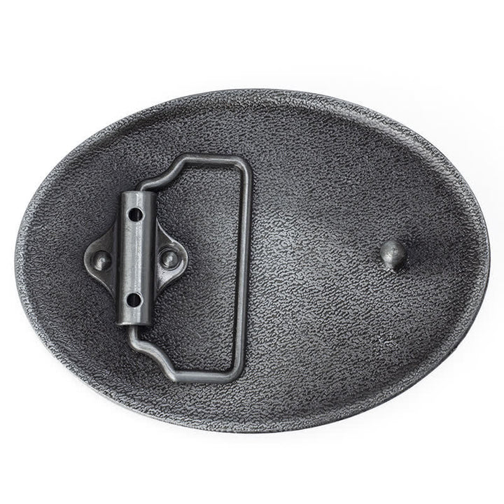 Herren-DIY-Typischer Westlicher Totenkopf Schnallen Ledergürtel