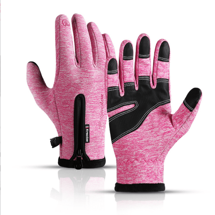 Outdoor-Radsport-wasserdichte-Reißverschluss-Taktische-Handschuhe