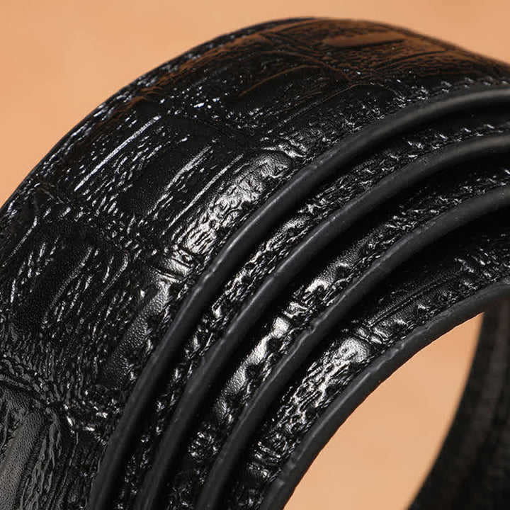 Buddha Stones Herren Weißkopfseeadler USA Flagge Automatische Schnalle Ledergürtel