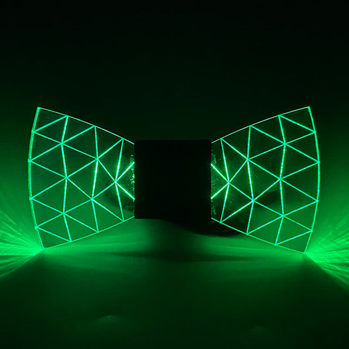 7 Farben Neon LED Diamantmuster Acryl Fliege