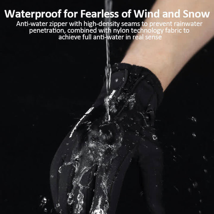 Outdoor-Radsport-wasserdichte-Reißverschluss-Taktische-Handschuhe