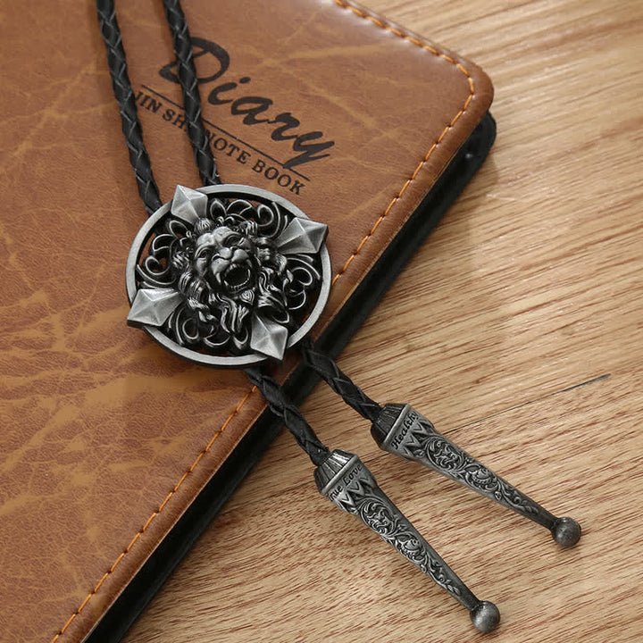 Bolo-Tie in Neuartiger Tierform Heulender Löwe