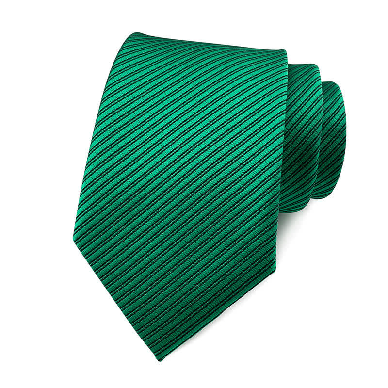 Männer Krawatte in Unifarben mit diskretem Twill-Muster