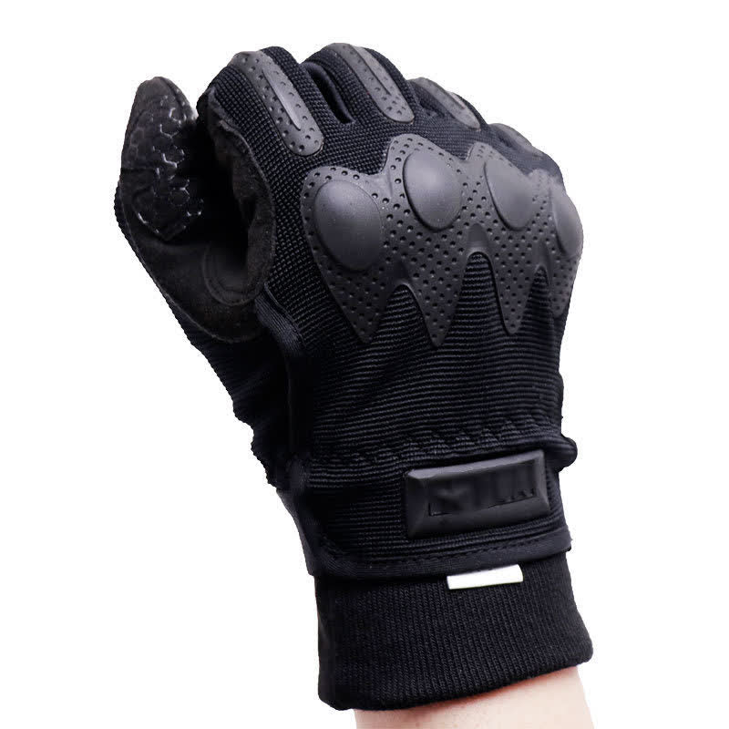 Outdoor-Bergsteigen Vollfinger Schwarze Taktische Handschuhe