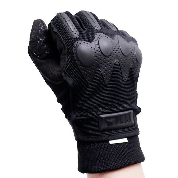 Outdoor-Bergsteigen Vollfinger Schwarze Taktische Handschuhe
