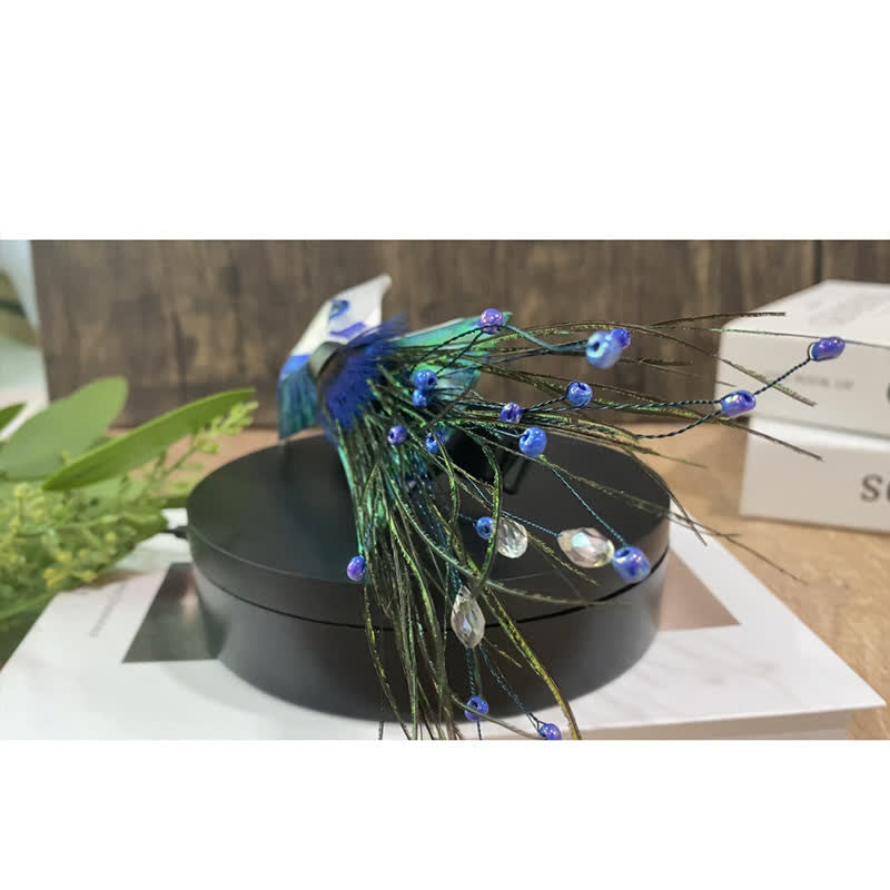 Blauer Pfauenschwanz Perlenschleifenfliege