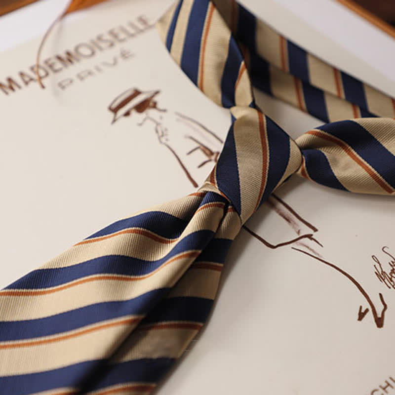 Klassische tägliche Bürokrawatte für Männer mit Streifen