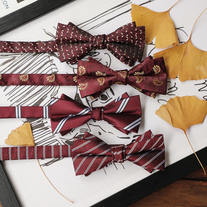 Herren-Fliege der Burgundy-Serie
