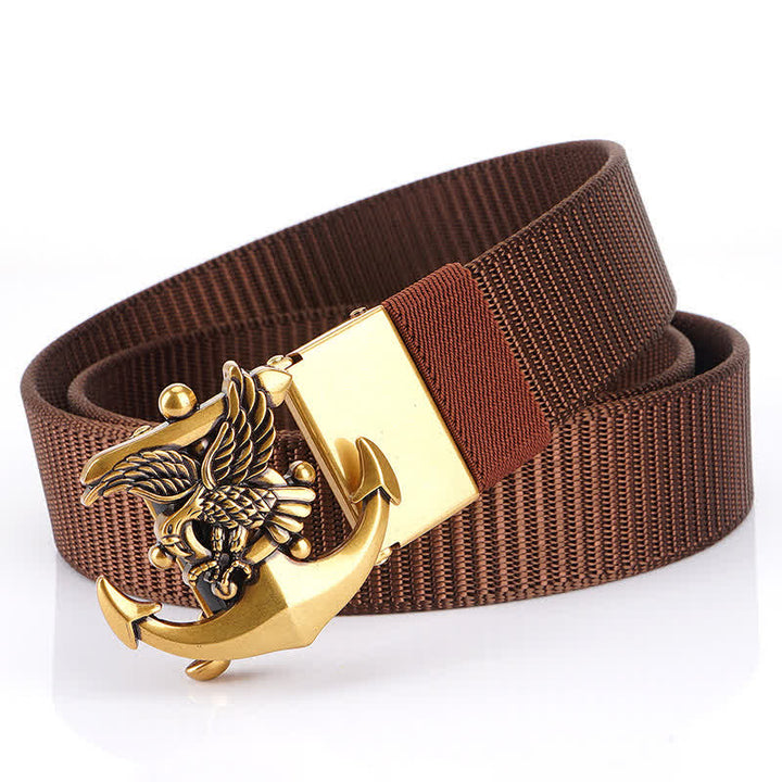 Herren Adler Anker Nylon Gürtel
