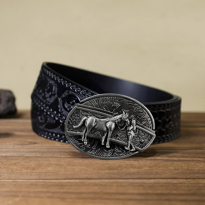 DIY Cowgirl Verstecktes Klappmesser Ledergürtel für Herren