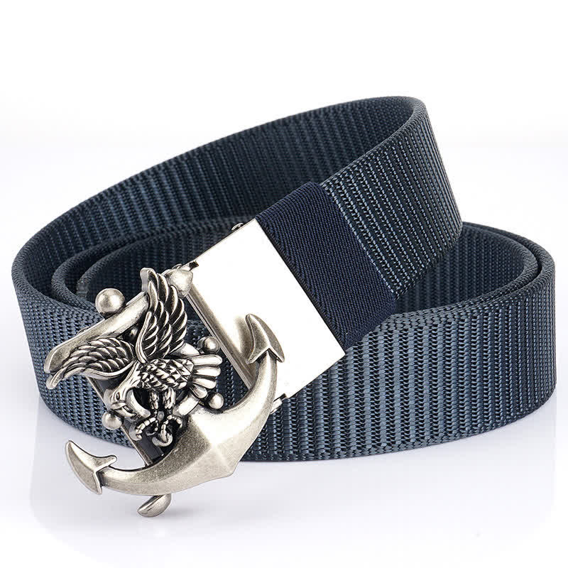 Herren Adler Anker Nylon Gürtel