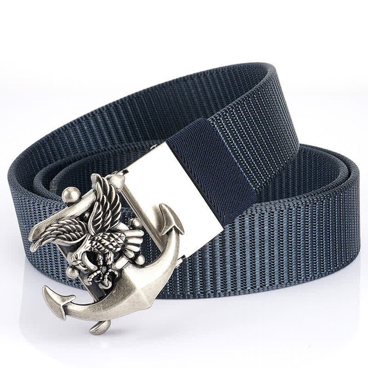 Herren Adler Anker Nylon Gürtel