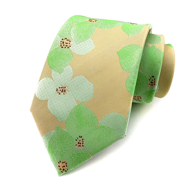 Elegante große Blütenkrawatte für Herren