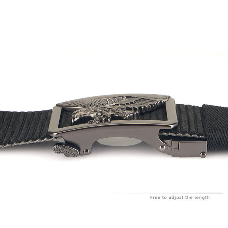Herren Soaring Hawk Eagle Beidseitiger Nylon-Gürtel