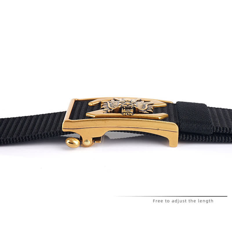 Herren Z Letter Mighty Dragon Nylon Gürtel