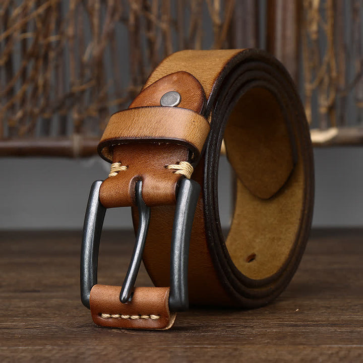 Stilvoller Retro-Cowboy-Ledergürtel für Herren