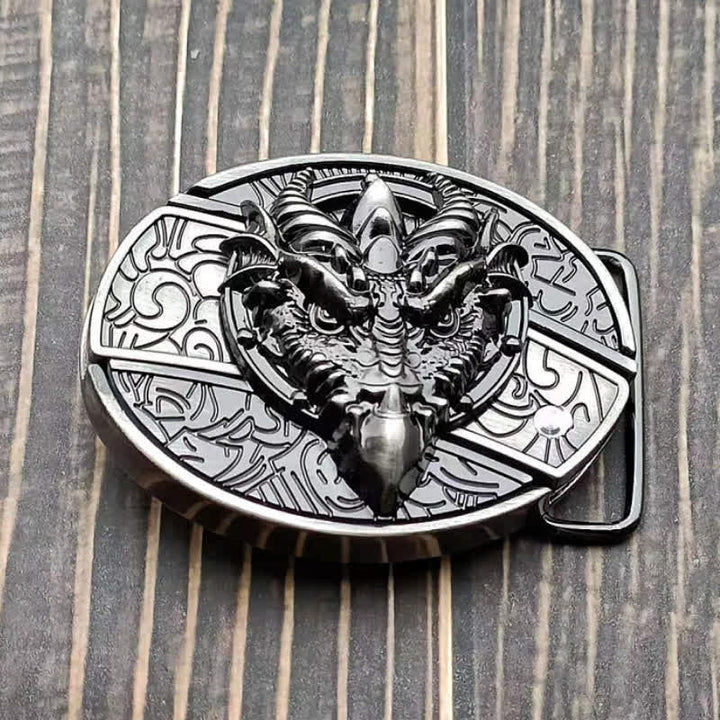 DIY Sharp Dragon Hidden Klappmesser Ledergürtel für Herren
