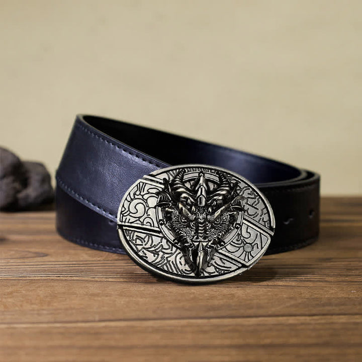 DIY Sharp Dragon Hidden Klappmesser Ledergürtel für Herren